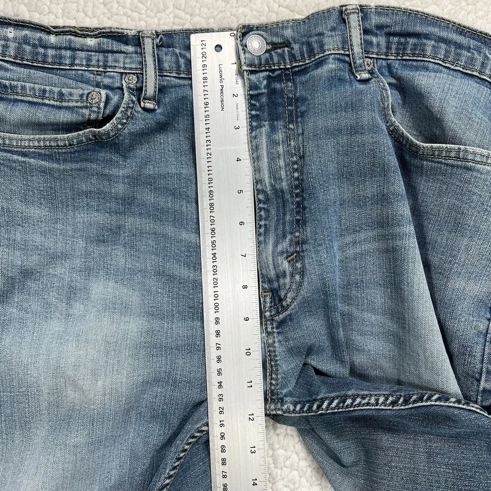 Levi's 505 Jeans Men's 38x30 (Actual 36x28.5) Blue Straight Fit‎ Grunge Casual